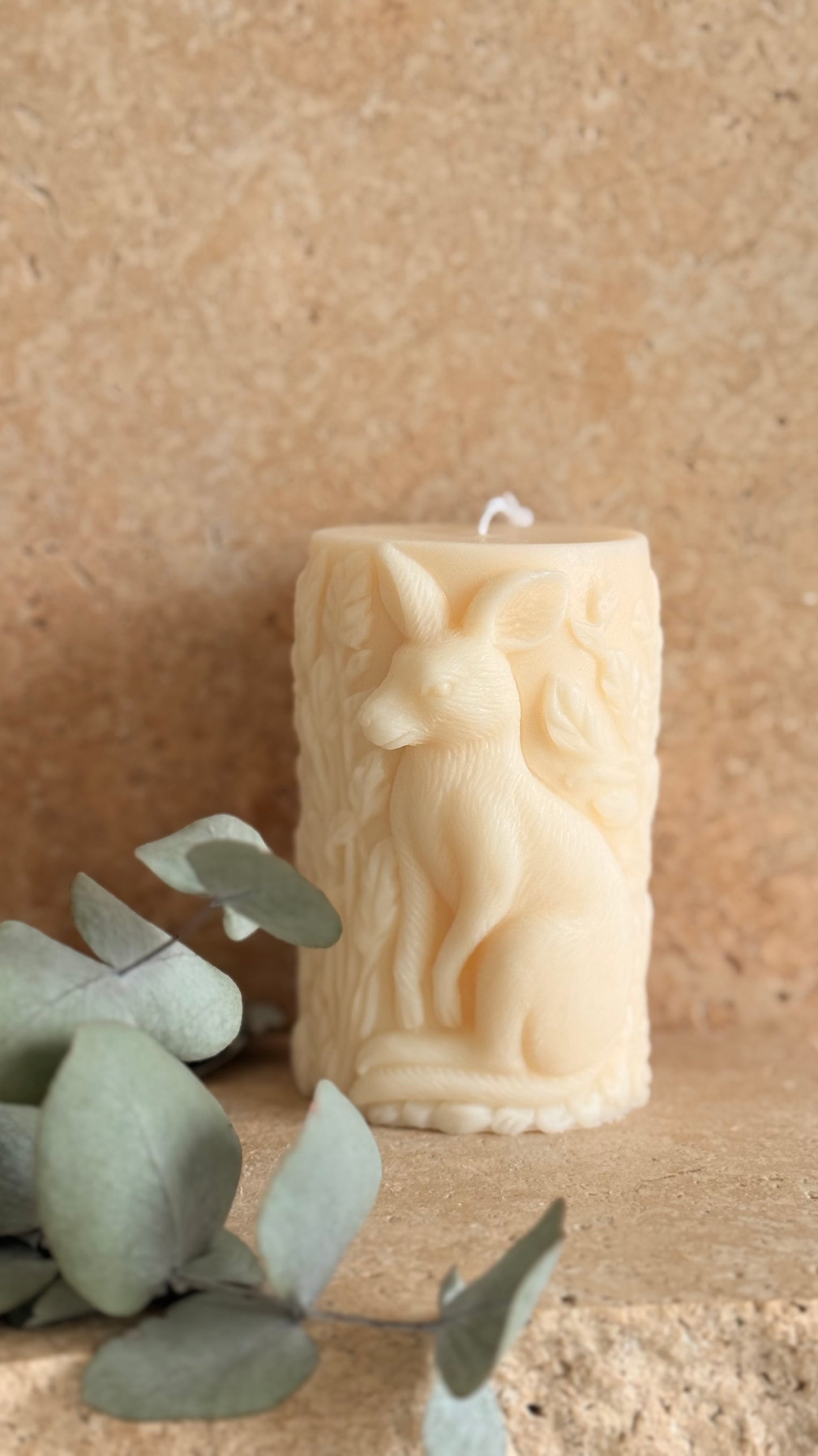 Kangaroo Pillar Candle