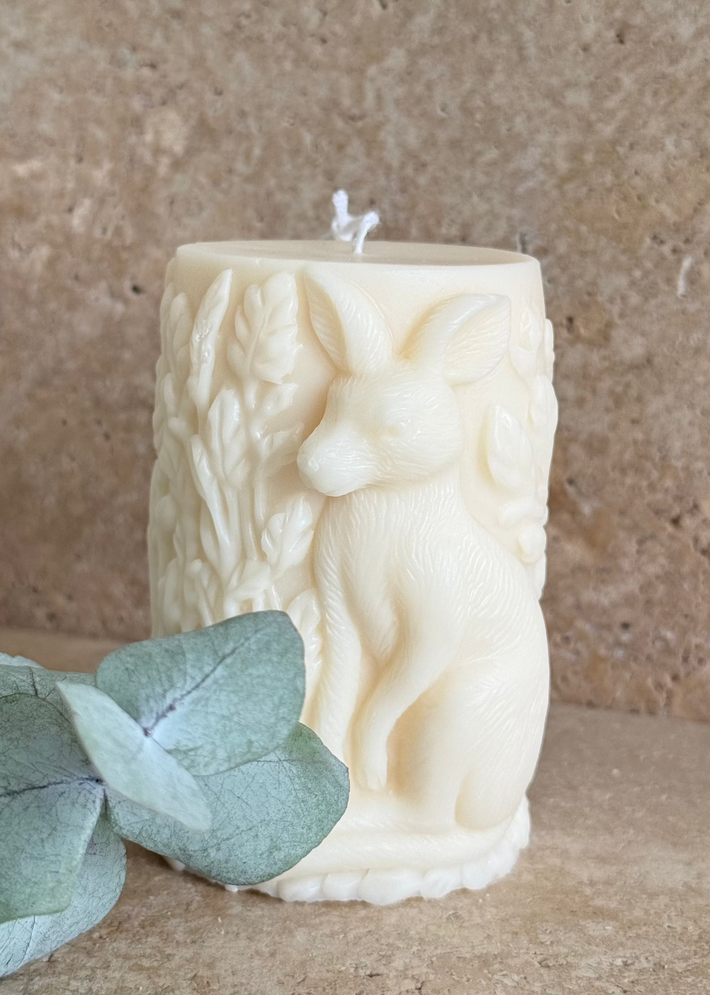 Kangaroo Pillar Candle