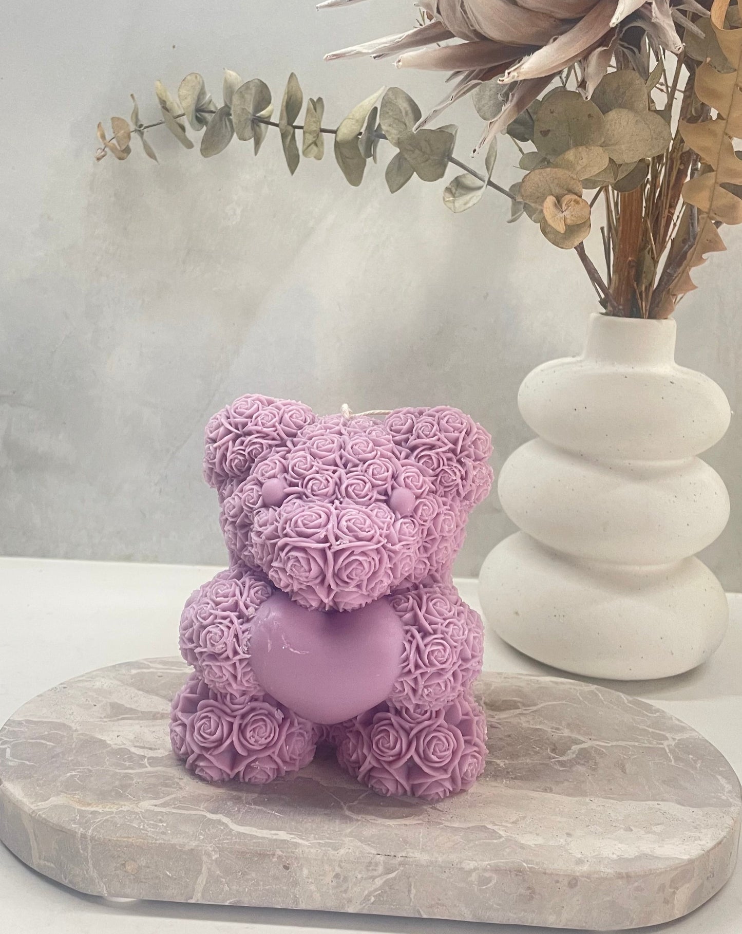 Rose Bear with heart - Large