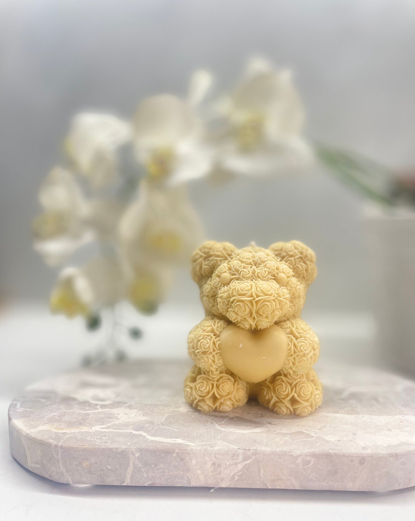 Rose Bear with heart - Small