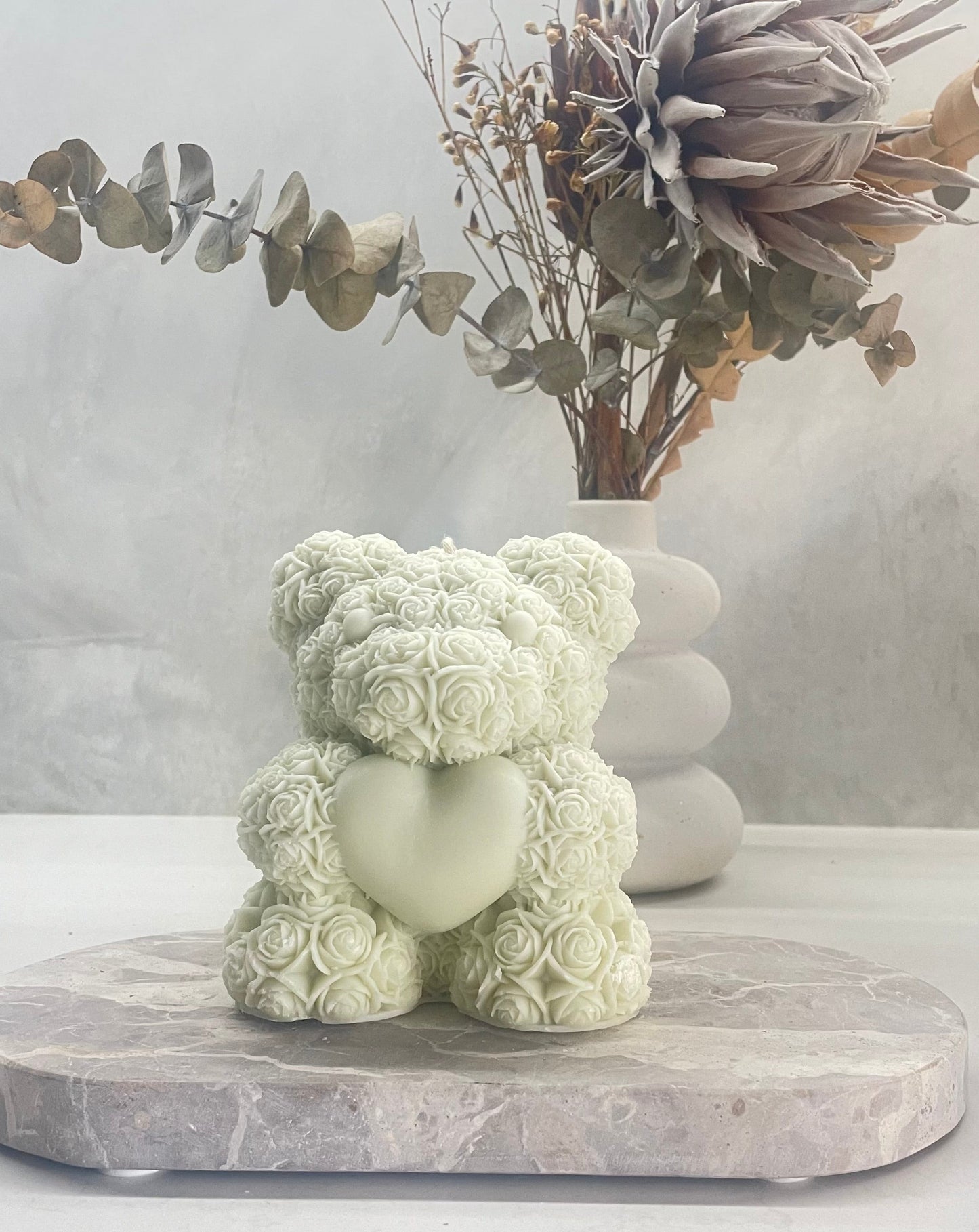 Rose Bear with heart - Large