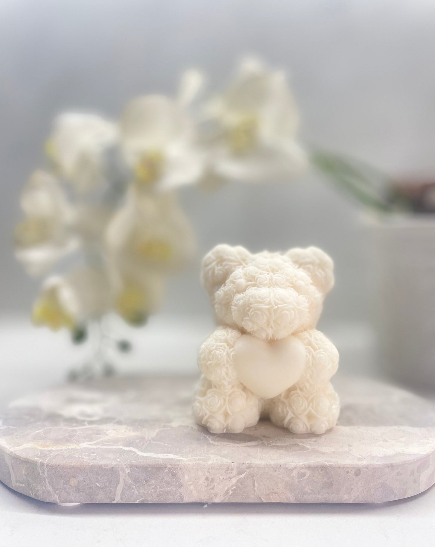 Rose Bear with heart - Small